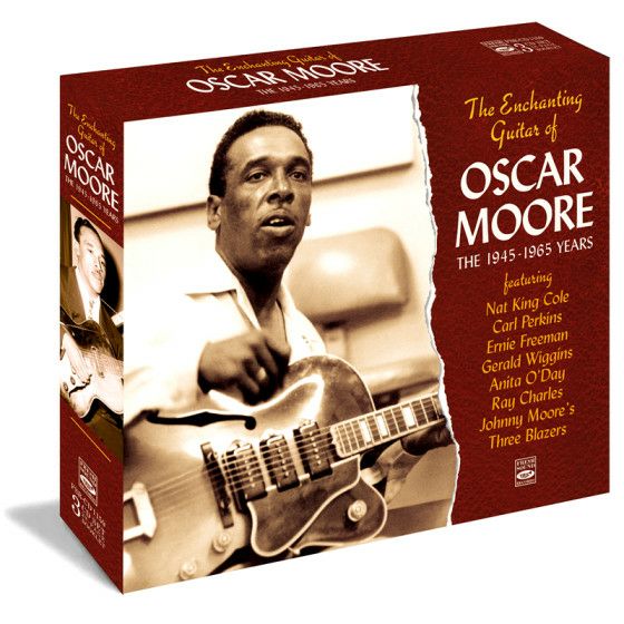OSCAR MOORE GUITAR SOLOSギター譜 NATKINGCOLE THE ENCHANTING GUITAR OF OSCAR MOORE ・ THE 1945-1965 YEARS (3-CD